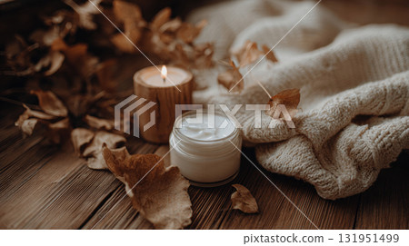 Fall Self-Care Flat Lay 131951499