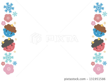 Setsubun frame Setsubun frame 131951586