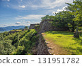 竹田城，雲海中的城堡，山頂有美麗的石牆 131951782