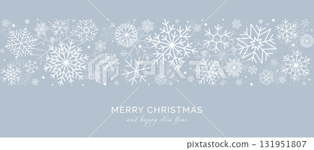 Christmas card, snowflakes border, Christmas greeting card Christmas card, snowflakes border, Christmas greeting card 131951807