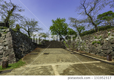 Nobeoka Castle Ruins, Nikaimon Gate Ruins, Nobeoka City, Miyazaki Prefecture Nobeoka Castle Ruins, Nikaimon Gate Ruins, Nobeoka City, Miyazaki Prefecture 131952317