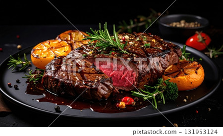 A gourmet plate of perfectly roasted lamb chops and vegetables makes a delicious dinner meal A gourmet plate of perfectly roasted lamb chops and vegetables makes a delicious dinner meal 131953124