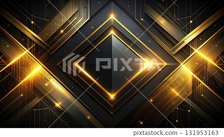 Abstract vector background with glowing light lines and waves in dark space for futuristic technology design or artistic wallpaper illustration Abstract vector background with glowing light lines and waves in dark space for futuristic technology design or artistic wallpaper illustration 131953163