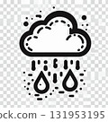 Simple icons like those used in weather forecasts 131953195