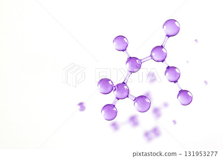 Purple transparent molecular structure background | Elegant and cutting-edge beauty and science image material Purple transparent molecular structure background | Elegant and cutting-edge beauty and science image material 131953277