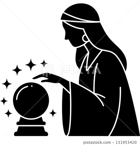 Fantasy Silhouette Icons 131953420