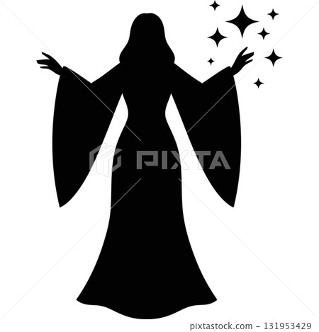 Fantasy Silhouette Icons 131953429