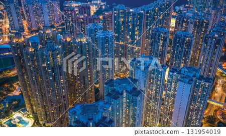 Oct 6 2025 Night Lights and Skyline Over Hang Hau District 131954019