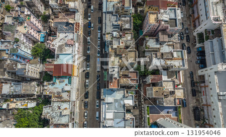 Oct 6 2025 Historic Tong Lau Buildings in Kowloon City Streets 131954046