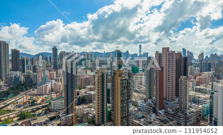 Oct 6 2025 Historic Tong Lau Buildings in Kowloon City Streets 131954052