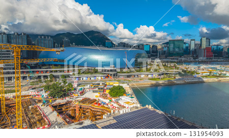 Oct 6 2025 Kai Tak Development Site in Hong Kong Kowloon Oct 6 2025 Kai Tak Development Site in Hong Kong Kowloon 131954093