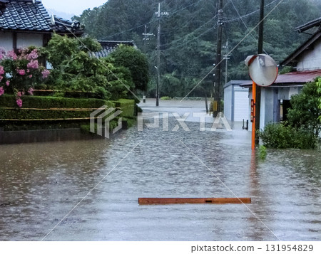 Flood damage 131954829