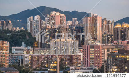 Oct 3 2025 Tung Wui Estate Towers in Morning Light 131954877