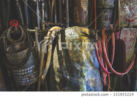 Sept 27 2025 the Industrial Workshop Scene With Hoses, Tanks Sept 27 2025 the Industrial Workshop Scene With Hoses, Tanks 131955224