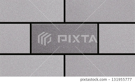 粗糙的黑白灰色磚牆垃圾紋理材料 131955777