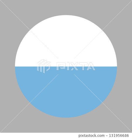 Rounded flag of San Marino. San Marino civil flag circle logo, icon. San Marino flag button. Rounded flag of San Marino. San Marino civil flag circle logo, icon. San Marino flag button. 131956686