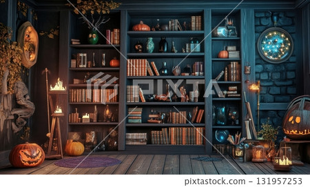 Enchanting Halloween Study. Enchanting Halloween Study. 131957253