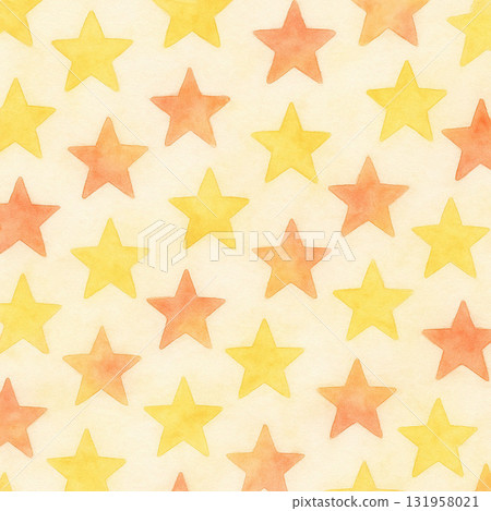聖誕節飾品系列：水彩星形圖案背景 131958021