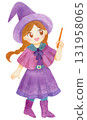 Halloween Girl 01 Witch 131958065