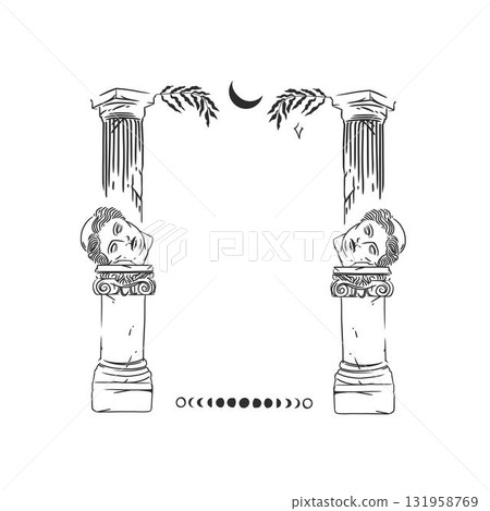 vintage antique vase ornaments frame swirls and scrolls decorations retro design vector frames and invitations, greeting cards, certificates borders,hand drawn ancient line frame. vintage antique vase ornaments frame swirls and scrolls decorations retro design vector frames and invitations, greeting cards, certificates borders,hand drawn ancient line frame. 131958769