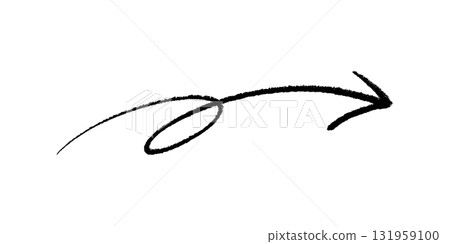 hand drawn arrow 131959100
