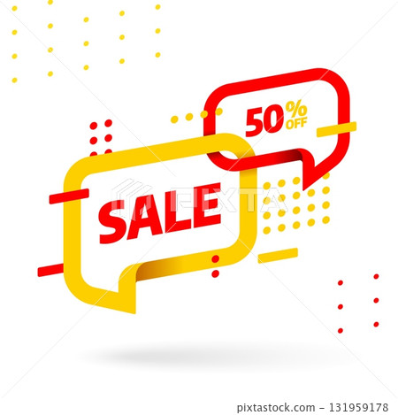 Sale banner template design. Special offer. Vector illustration. Sale banner template design. Special offer. Vector illustration. 131959178