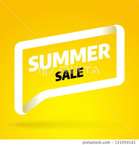Summer Sale banner template design. Special offer. Vector illustration. Summer Sale banner template design. Special offer. Vector illustration. 131959181