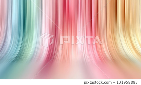 Abstract colorful vertical stripes blurred gradient pattern 131959885