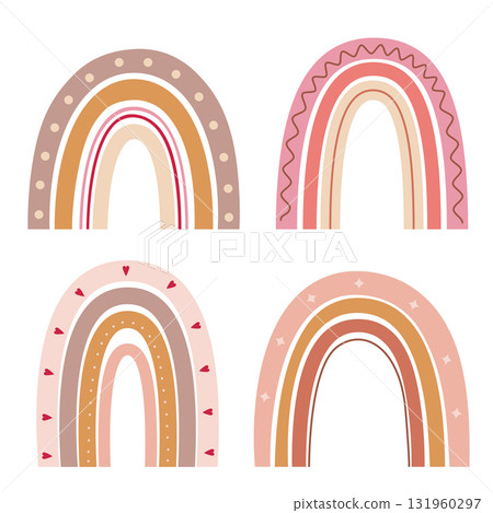 boho rainbow set 131960297