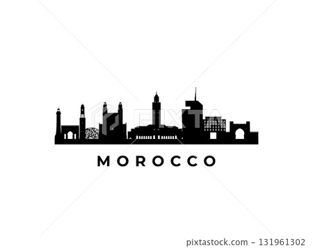 Vector Morocco skyline 131961302