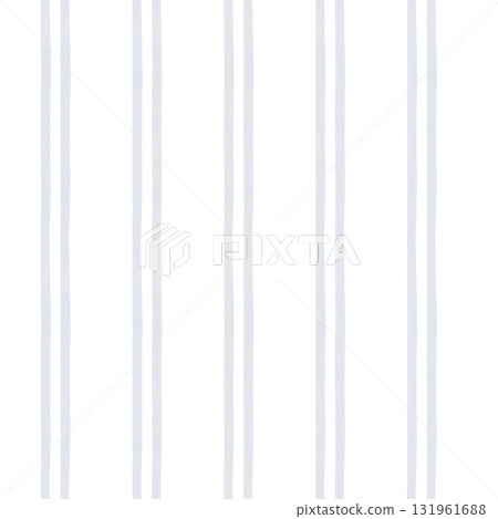 Seamless light blue vertical stripes pattern. Repeat pattern abstract striped geometric design. Minimalist background for textile 131961688