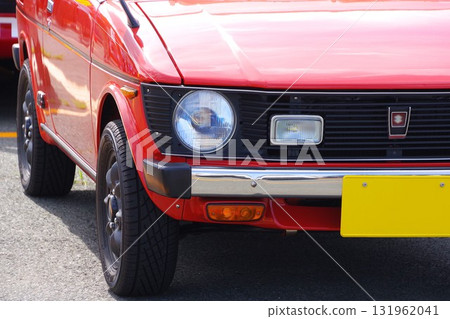 The front mask of the first generation Suzuki Cervo, a famous Japanese car 131962041