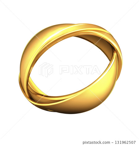 shiny gold ring with smooth, polished surface and twisted design, symbolizing elegance and luxury. ring reflective quality adds touch of sophistication shiny gold ring with smooth, polished surface and twisted design, symbolizing elegance and luxury. ring reflective quality adds touch of sophistication 131962507