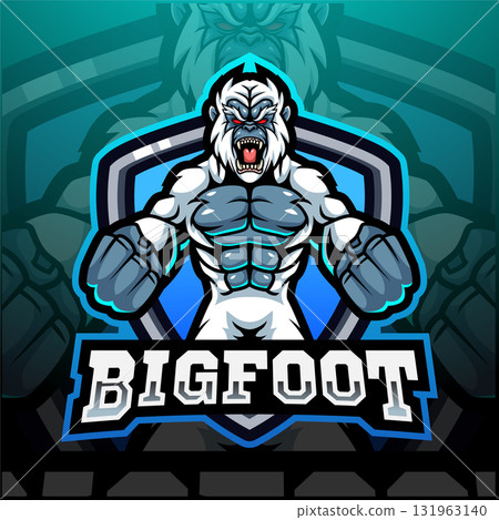 Bigfoot esport mascot logo design Bigfoot esport mascot logo design 131963140