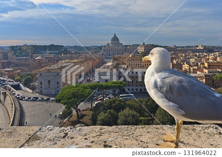 View on the Vatican from Castel Sant Angelo View on the Vatican from Castel Sant Angelo 131964022