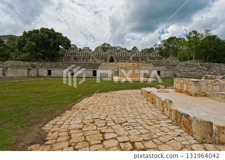 The Pigeon Loft Complex in Uxmal The Pigeon Loft Complex in Uxmal 131964042
