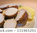 A photo of the sticky deliciousness of taro kinukatsugi and lemon 131965201