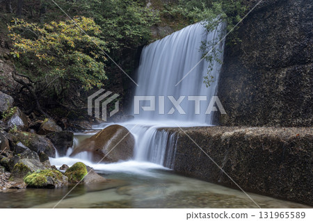 Erosion control dam on the Azusa River, Kawakami Village, Nagano Prefecture 131965589