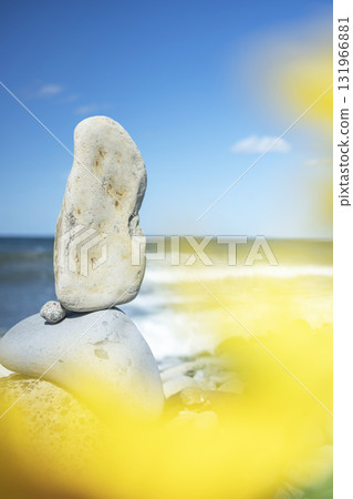 石頭的風景成石海灘（琴浦町） 131966881