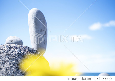 石頭的風景成石海灘（琴浦町） 131966882