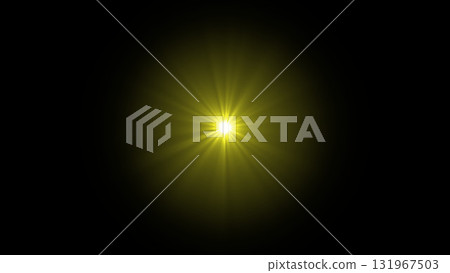 Lens flare material ② Yellow 131967503