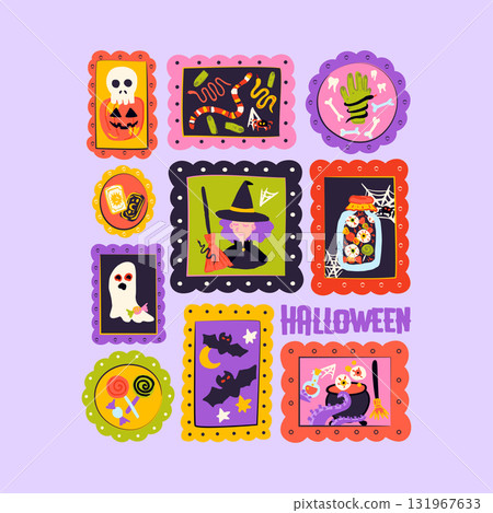 Halloween Picture Frames Concept 131967633