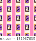 Wall Ghost Bat Seamless Pattern 131967635