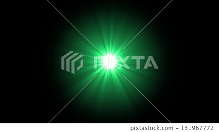 Lens flare material ③ Green Lens flare material ③ Green 131967772