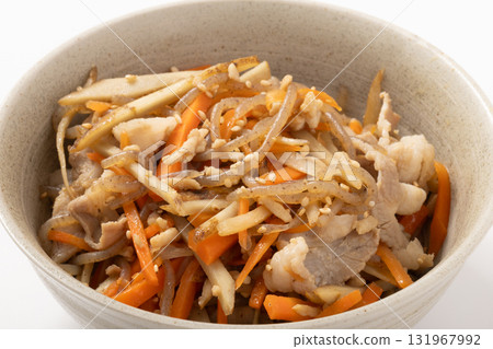 金平牛蒡豬肉 金平牛蒡豬肉 131967992