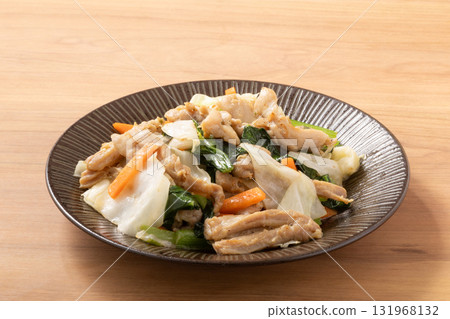 雞胸肉和蔬菜炒 131968132