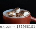 Marshmallow coffee liquid level 131968181
