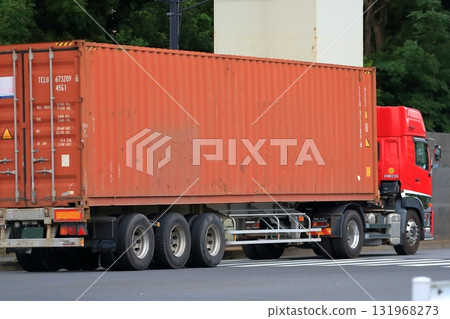 Trailer truck image Trailer truck image 131968273