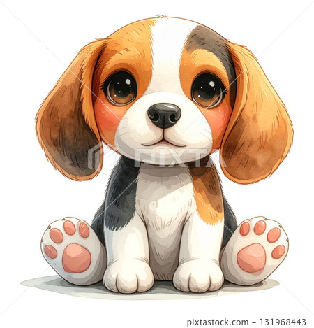可愛的毛絨動物人物插圖 1 / 傳單和海報材料 131968443