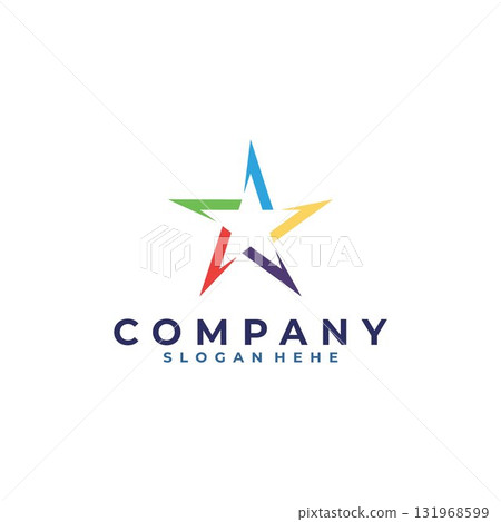 Modern star logo 131968599